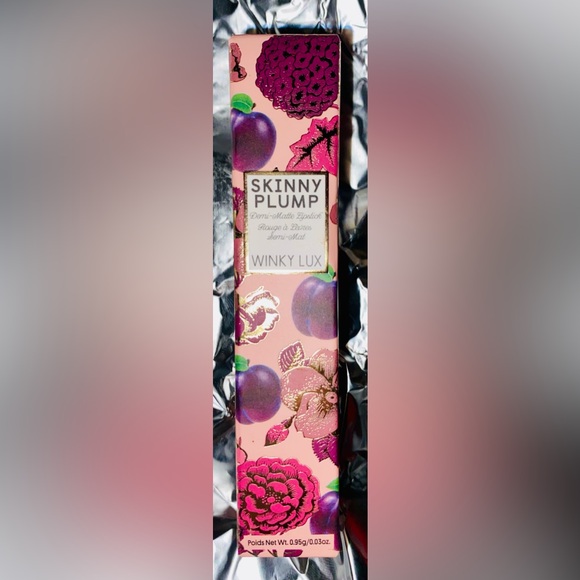 NEW Winky Lux Skinny Plump Demi-Matte Lipstick In Stripped Down - Rosy Pink Nude - Picture 8 of 8